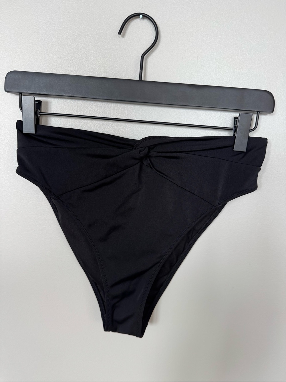 Victoria's Secret Black Twist-Front Bikini Bottom